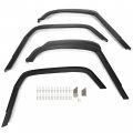 Hecasa Fender Flares Kit Compatible With Hummer H1 Humvee Hmmwva 8pcs Mud Flaps Splash Extended Guard Black