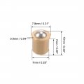 Uxcell 5mm Ball Dia Brass Electroplating Door Cabinet Catch Latch Closures 20pcs