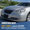 Auto Dynasty Lx2502134 Factory Style Projector Headlight Lamp Compatible With Lexus Es350 2007-2009 Driver Left Side Chrome