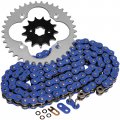 Caltric Blue O-ring Drive Chain And Sprockets Kit Compatible With Yamaha Xj600s Xj 600s Secaii 1992-1998