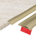 2 Pcs 6 56ft X 1 18 0 22 Carpet To Tile Transition Strip Self-adhesive Edge Tpe Gap Cover Laminate Trim For Uneven Surfaces 