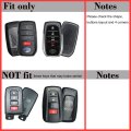2-layers Hybrid Carbon Key Fob Cover For Toyota Land Cruiser Venza Rav4 Corolla Highlander Tundra Tacoma Camry Xse