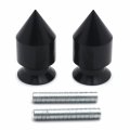 Black Spike Swingarm Spools No Logo 10mm Thread For Kawasaki Er-6n 2009-2010 Ninja 250r 2008-2011 Zx-10r Zx1000 2004-2010 