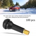 Tire Valve Stem Kimiss 100 Pcs Car Motorcycle Universal Replacement Snap In Tyre Tr412 Tr413 Tr414 Tr414