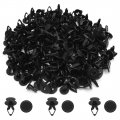 Uxcell 100 Pcs 12mm Hole Plastic Rivets Car Bumper Fender Retainer Push Type Clips