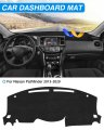 Cartist Dash Cover For Nissan Pathfinder 2013-2020 Dashboard Mat Non-slip Carpet Sunshield Glare Uv Rays Protector