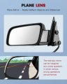 Left And Right Side View Mirror Fit For 1988-1999 Pickup
