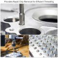 Metric Thread Tap M8 X 0 5 H2 120mm Straight Flute Screw Milling Machine Taps Threading Tapping Repair Tool