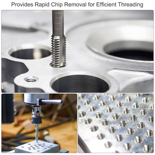 Metric Thread Tap M8 X 0 5 H2 120mm Straight Flute Screw Milling Machine Taps Threading Tapping Repair Tool