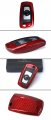 Cuztom Tuning Luxury Red Carbon Fiber Snap On Case For Bmw 1 2 3 4 5 6 Series Key Fob Remote