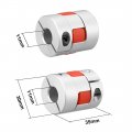 Uxcell 2pcs Shaft Coupling 11mm To Bore L35xd30 Flexible Coupler Joint For Servo Stepped Motor