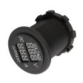 12-24v Dual Led Digital Voltmeter Ammeter High Precision Display Overload Grind Arenaceous Flame Retardant Material Full Time