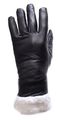 Womens Leather Gloves With Fur Lining Size Xs X-small