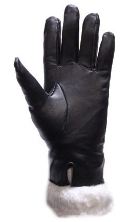 Womens Leather Gloves With Fur Lining Size Xs X-small
