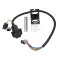 4 Way And Rv 7 Trailer Wiring Harness For 2005-2022 Nissan Frontier 2005-2010 Xterra Pathfinder 2009-2012 Suzuki Equator Flat 