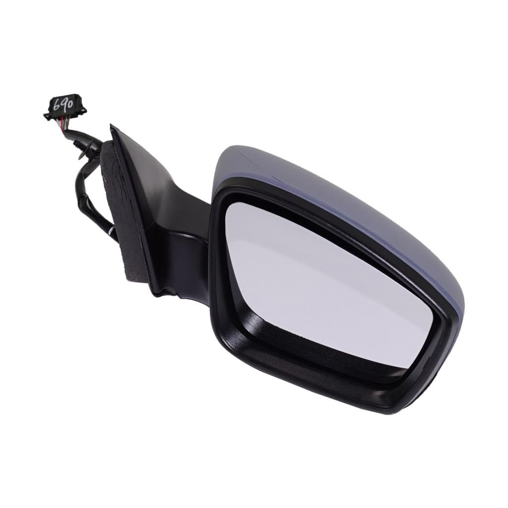 Passenger Side Door Mirror For Volkswagen Jetta 2013 2014 2015 2016 Power Heated Paintable With Memory And Signal Light