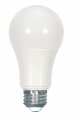 Case Of 6 Satco S9114 9 Watt A19 Led Frosted 2700k Medium Base 240 Beam Spread 120v 