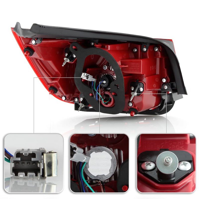2013-2015 Chevy Malibu Ltz 2016 Limited Outer Led Tail Light Lamp Assembly Replacement Passenger Side