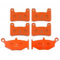 Httmt Brake Pads Compatible With Suzuki Gsxr600 Gsxr 750 2006-2010 Gsxr1000 2007-2008 Gsx1300r Hayabusa Front Rear Carbon Fiber