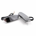 Httmt- Chrome Led Mirror Block Off Base Plates Plain Compatible With 2017-2021 Suzuk Gsx-r 1000