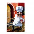 Italian Chef With Wine Switchplate Switch Plate Cover 