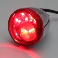 Httmt- Red Lens Turn Signal Chrome Indicator Light Compatible With H-d Sportster Xl883 Flde Flhc Flsb P N Mt224-021b-cd Red
