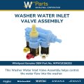 Whirlpool Wpw10156253 Genuine Washer Water Inlet Valve Assembly Replacement Part Replaces W10156253