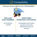 Whirlpool Wpw10156253 Genuine Washer Water Inlet Valve Assembly Replacement Part Replaces W10156253