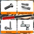 15-piece Metric Thread Chaser Set Universal 7-piece Rethread Repair Tool Kit For Repairing Damaged External And Internal