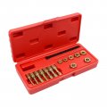 15-piece Metric Thread Chaser Set Universal 7-piece Rethread Repair Tool Kit For Repairing Damaged External And Internal 