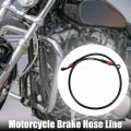 X Autohaux Brake Hose An3 28 90 Degree M10x1 0 Motorcycle Hydraulic Line Oil Pipe Fitting For Atv Motocross 80cm Black Red 1