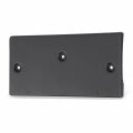 Hy1068113 Factory Style Front Bumper License Plate Mounting Bracket Compatible With Santa Fe 2019-2020 Matte Black