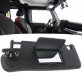 Left Driver Side Sunvisor Shild Shade Visor With Mirror Replacement For 2007-2018 Wrangler 6cj07dx9aa 1mk33dx9af