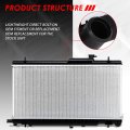 Dpi 2703 Factory Style 1-row Cooling Radiator Compatible With Subaru Impreza Saab 9-2x 2 5l At Mt 02-07 Aluminum Core