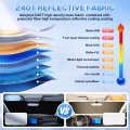 T Tgbros Privacy Sunshade Custom Fit For 2023-2024 Mazda Cx-50 Accessories Windshield Rear Side Window Full Set Car Sun Shades