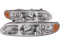Front Headlight Set Of 2 For 1999-2004 Oldsmobile Alero 