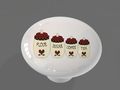 Kitchen Canisters High Gloss Ceramic Drawer Knob 