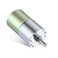 Greartisan Dc 12v 550rpm Gear Motor High Torque Electric Micro Speed Reduction Geared Centric Output Shaft 37mm Diameter