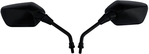 Oem Quality Black Angular Head Motorcycle Mirrors Fits Kawasaki Vulcan 400 500 750 800 900 1500 1600 1700 2000