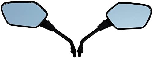 Oem Quality Black Angular Head Motorcycle Mirrors Fits Kawasaki Vulcan 400 500 750 800 900 1500 1600 1700 2000