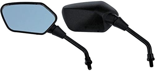 Oem Quality Black Angular Head Motorcycle Mirrors Fits Kawasaki Vulcan 400 500 750 800 900 1500 1600 1700 2000