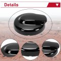 Hecasa Fuel Gas Tank Cap Cover For 2007-2014 Bmw Mini Cooper S R55 R56 Black Covers Trim