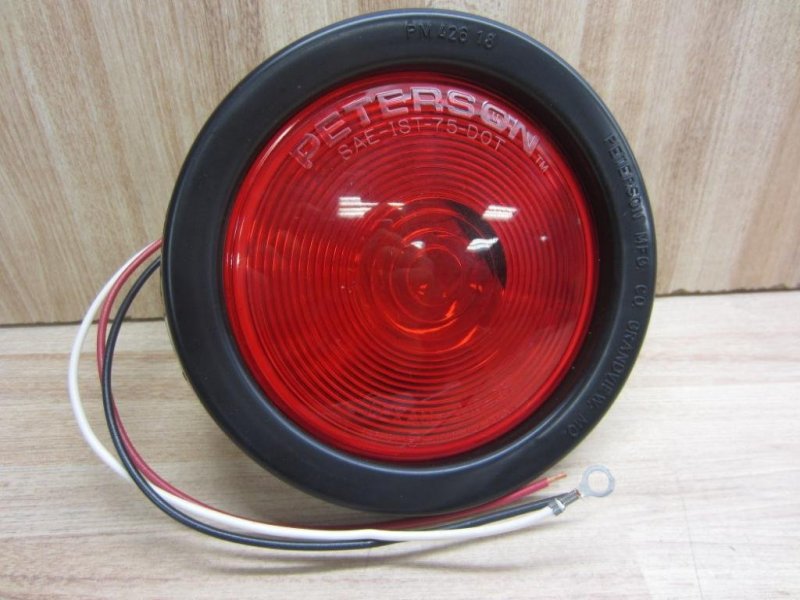 M426kr Tail Light Kit For Rear Auto Part Red Metal Assembly With 5 25 In Outside Diameter