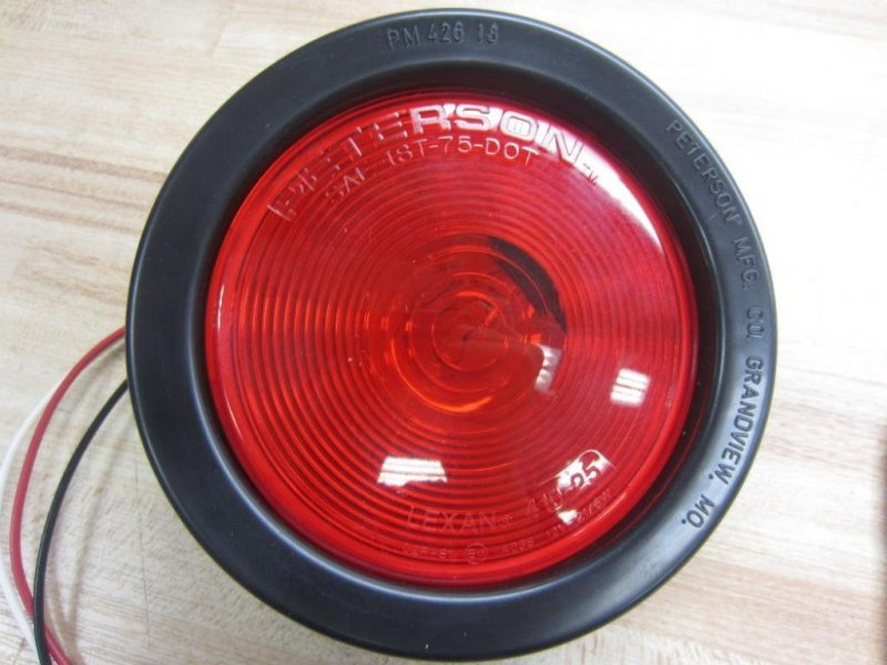 M426kr Tail Light Kit For Rear Auto Part Red Metal Assembly With 5 25 In Outside Diameter