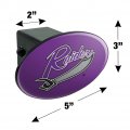 University Of Mount Union Primary Logo Oval Tow Trailer Hitch Cover Plug Insert
