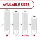 Command Medium And Large Picture Hanging Strips 12-pairs 24-medium 16-pairs 32-large Damage-free White
