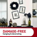 Command Medium And Large Picture Hanging Strips 12-pairs 24-medium 16-pairs 32-large Damage-free White