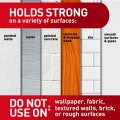 Command Medium And Large Picture Hanging Strips 12-pairs 24-medium 16-pairs 32-large Damage-free White