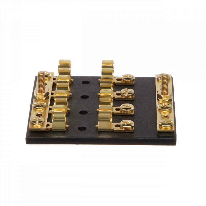 Seachoice 4-gang Fuse And Terminal Block Brass Clips Contacts Sfe 20 Amp Of 3ag