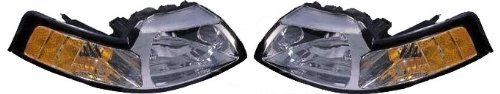 Eagle Eyes Pair Set Right Left Headlights Headlamps Lights Lamps